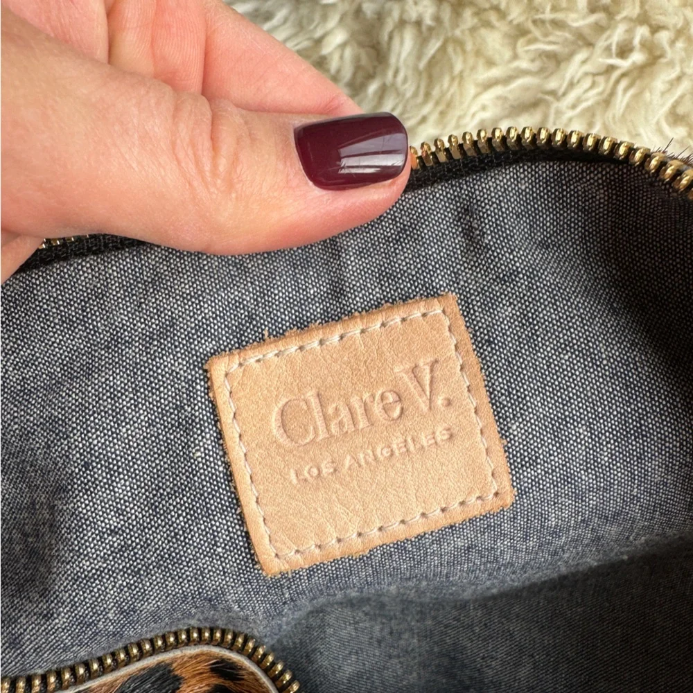 Clare V Cheetah Print Wristlet - Picture 8 of 13